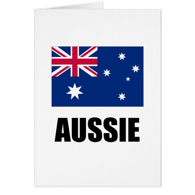 Australische Flagge/"Australier " (Vorne)
