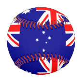 Australische Flagge & Australische Sport /Baseball Baseball (Rückseite)
