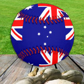 Australische Flagge & Australische Sport /Baseball Baseball