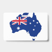 Australische Flagge Ausweis (Rückseite)