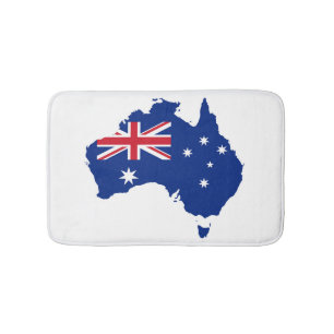 Australische Flagge Badematte