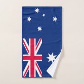 Australische Flagge Badhandtuch Set (Handtuch)