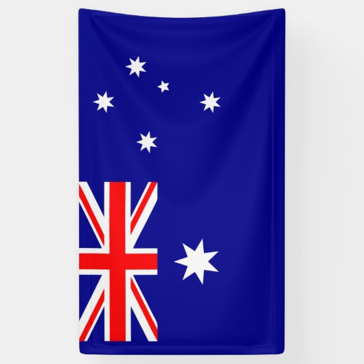 Australische Flagge Banner (Vertikal)