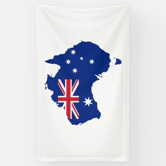 Australische Flagge Banner (Vertikal)