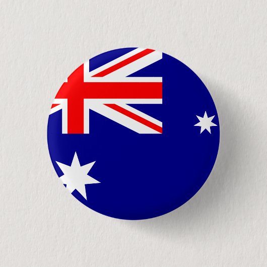 Australische Flagge Button (Vorderseite)