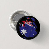 Australische Flagge Button (Vorne & Hinten)