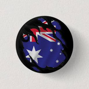 Australische Flagge Button