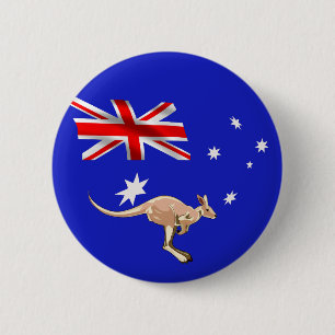 Australische Flagge Button