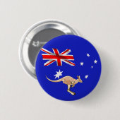 Australische Flagge Button (Vorne & Hinten)