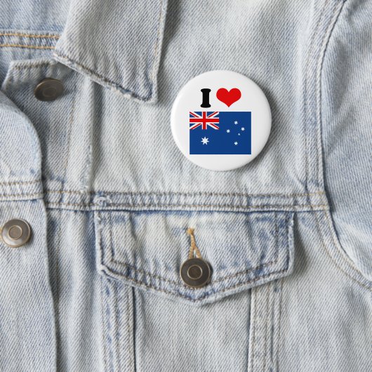 Australische Flagge Button (Beispiel)