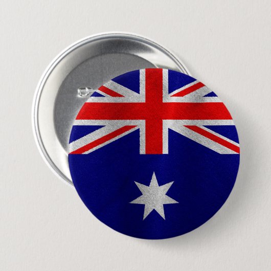 australische Flagge Button (Vorne & Hinten)