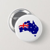 australische Flagge Button (Vorne & Hinten)