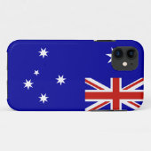 Australische Flagge Case-Mate iPhone Hülle (Rückseite (Horizontal))