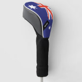 Australische Flagge - Custom Golf Club Head Cover Golf Headcover (angewinkelt)