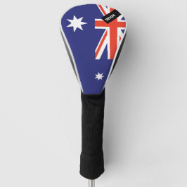 Australische Flagge - Custom Golf Club Head Cover Headcover