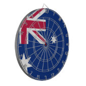 australische Flagge Dartscheibe (Vorderseite Links)