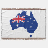 Australische Flagge Decke (Vorderseite)