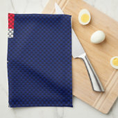 Australische Flagge Design Carbon Fibre Chrome Sty Handtuch (Viertel Falte)