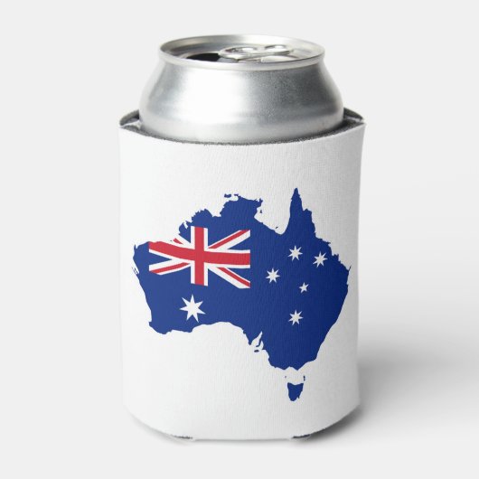 Australische Flagge Dosenkühler (Kanne Vorderseite)