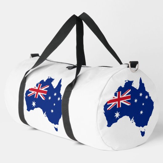 Australische Flagge Duffle Bag (Linke Ecke)