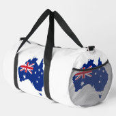 Australische Flagge Duffle Bag (Rechte Ecke)