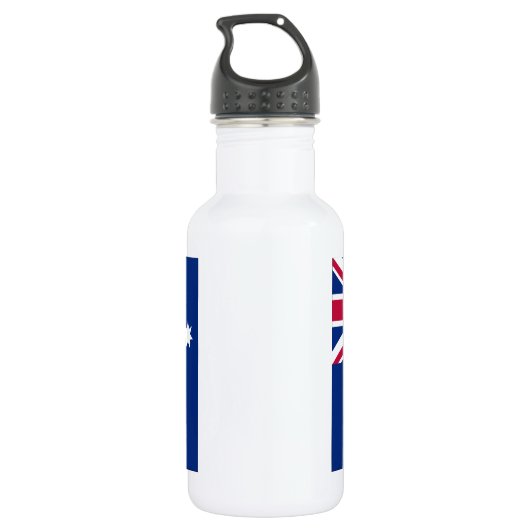 australische Flagge Edelstahlflasche (Rückseite)