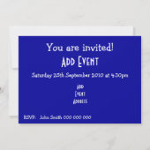 australische Flagge Einladung (Rückseite)