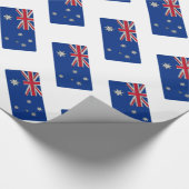 Australische Flagge Einzigartige Originalkunst Geschenkpapier (Ecke)