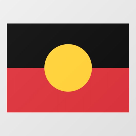 australische Flagge Fensteraufkleber (Blatt)