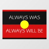 australische Flagge Fensteraufkleber (Blatt)