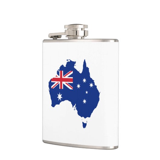 Australische Flagge Flachmann (Links)