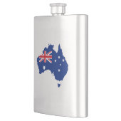 Australische Flagge Flachmann (Links)