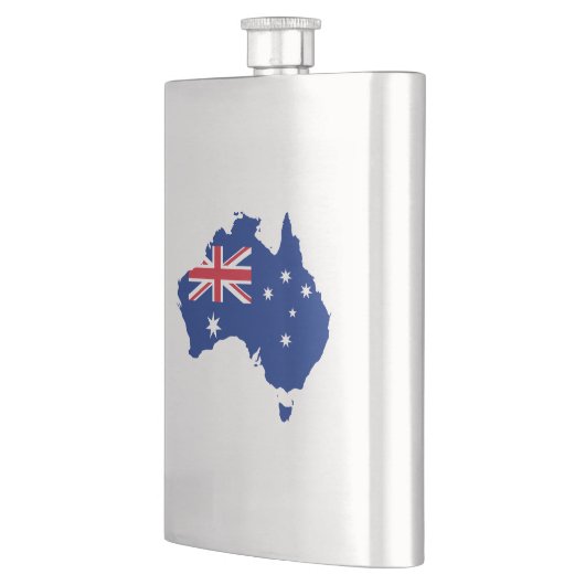 Australische Flagge Flachmann (Links)