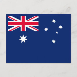 Australische Flagge, Flagge Australiens Postkarte