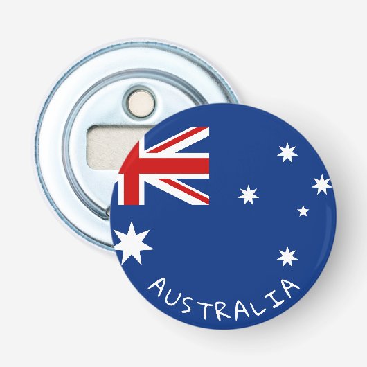 Australische Flagge Flaschenöffner (Vorderseite)