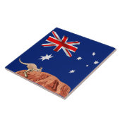 australische Flagge Fliese (Seite)