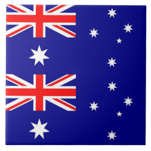 Australische Flagge Fliese