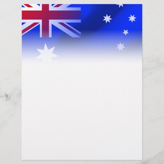 australische Flagge Flyer (Hinten)
