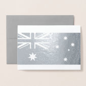 australische Flagge Folienkarte (Vorderseite mit Umschlag)