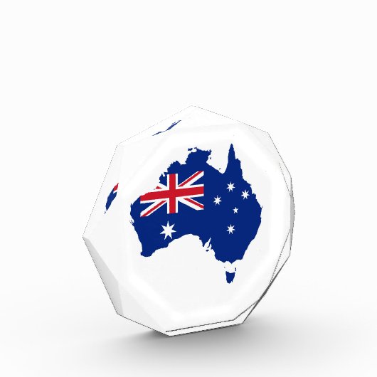 Australische Flagge Fotoblock (Links)