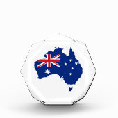 Australische Flagge Fotoblock (Vorderseite)