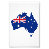 Australische Flagge Fotodruck (Vorne)