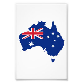 Australische Flagge Fotodruck