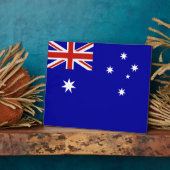 australische Flagge Fotoplatte (Seite)