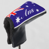 Australische Flagge für Zollmonogramm Golf Headcover (3/4 Vorderseite)