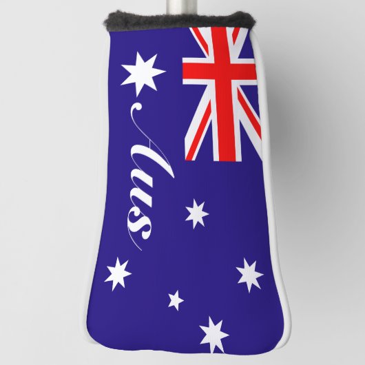 Australische Flagge für Zollmonogramm Golf Headcover (Rotieren 90)
