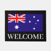 australische Flagge für Zuhause oder Geschäftsleut Fußmatte (Vorderseite)