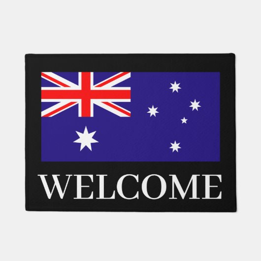 australische Flagge für Zuhause oder Geschäftsleut Fußmatte (Vorderseite)