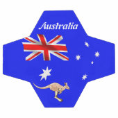 australische Flagge Fußball (Flach)
