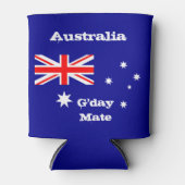 Australische Flagge & G'day Mate cooler / Australi Dosenkühler (Vorderseite)